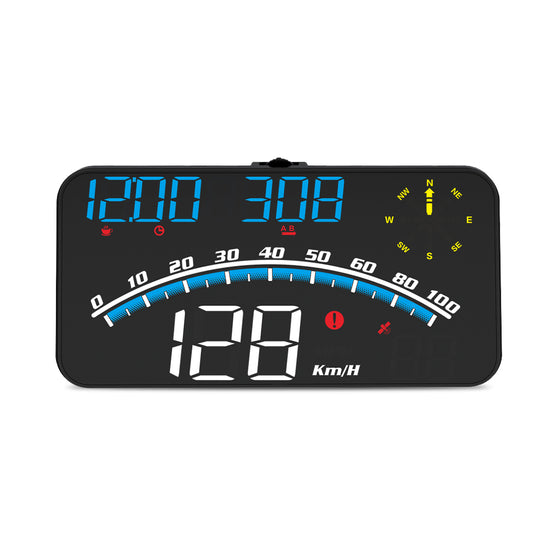Digital Speedometer GPS HUD Head Up Display Universal Car MPH Overspeed Alarm