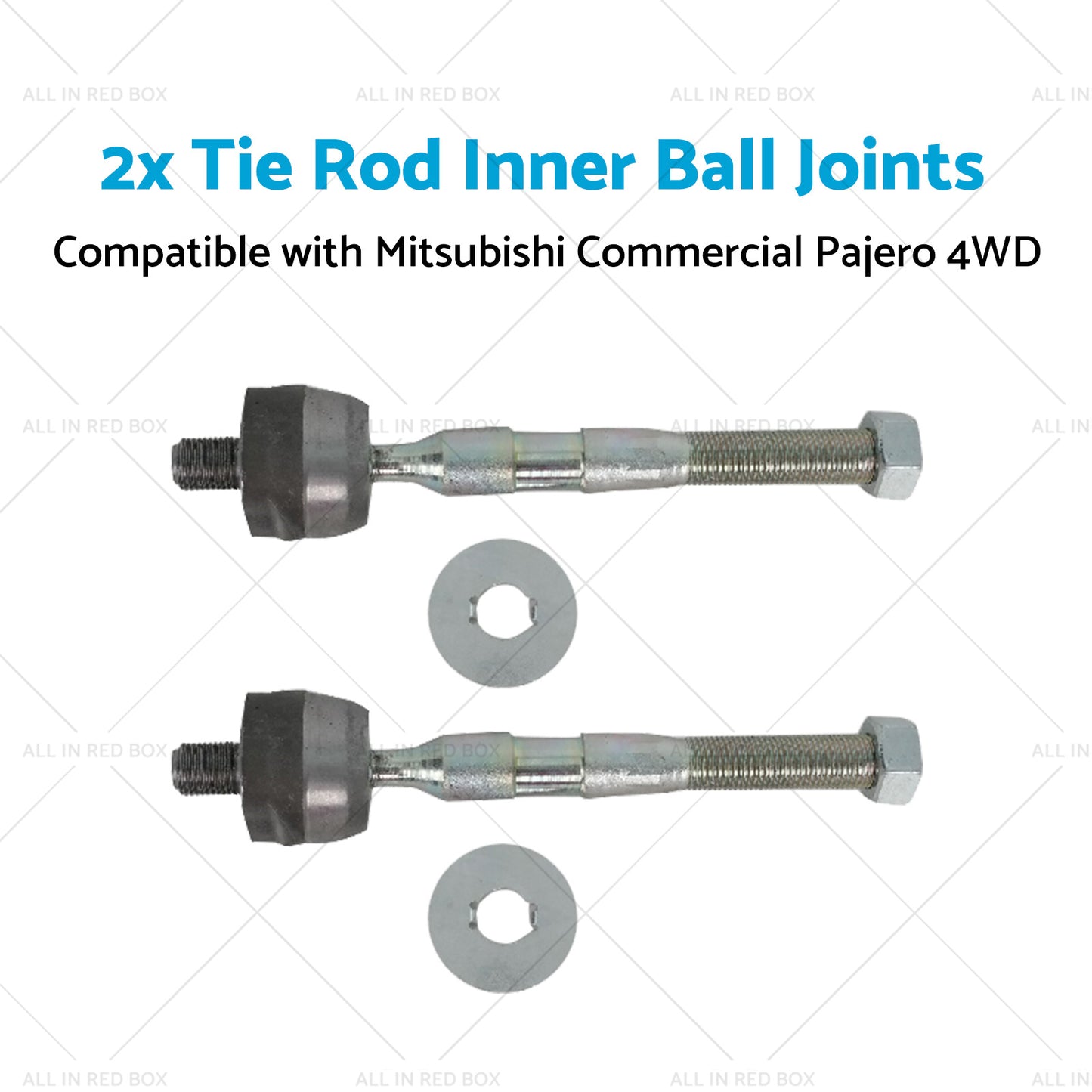{{ 2x Tie Rod Inner Ball Joint Suitable for Mitsubishi Commercial Pajero 4WD 00-10 }} - Buy Car Parts Online at {{ Kaka Auto Parts }}.