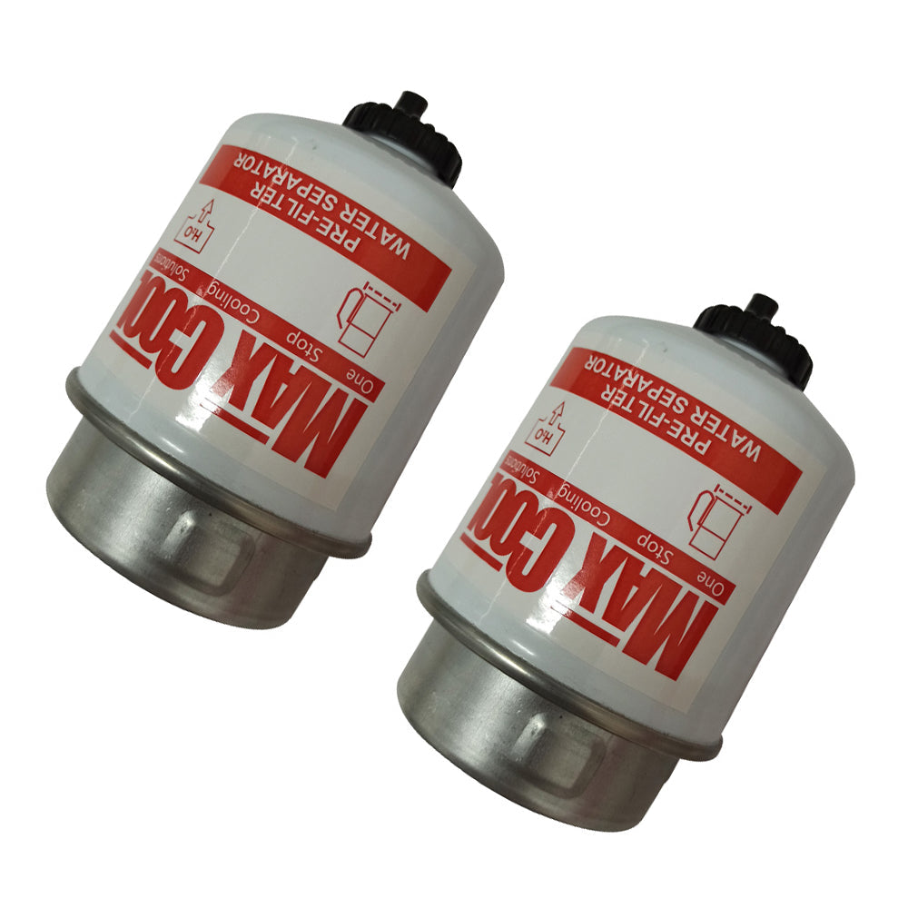 2x 3.6in Replacement Fuel Filter Element 30 Micron Suitable For 31863 Fuel Water Separator