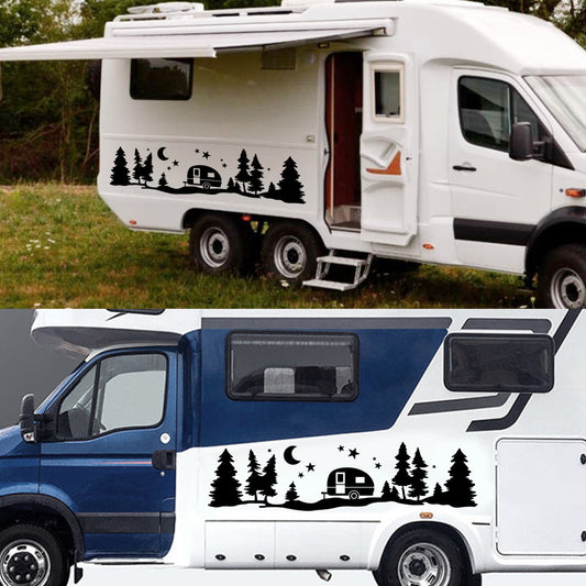 Mountains Adventure Vinyl Decal Sticker Suitable For Camper Van, Motorhome & Caravan