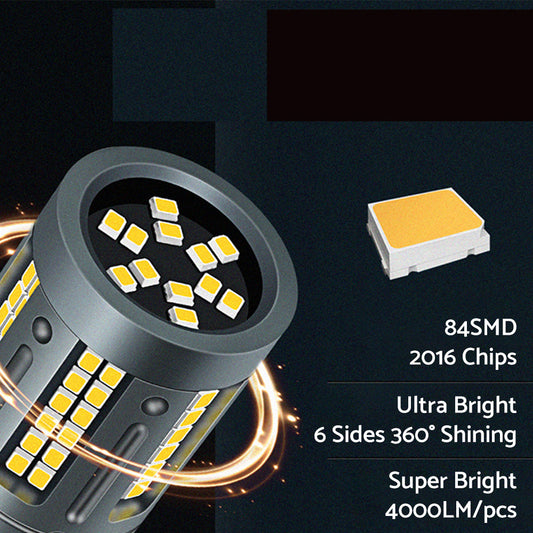 LED White Rear Reverse Bulbs BA15s Suitable For Holden Commodore VT VX VY VZ VE