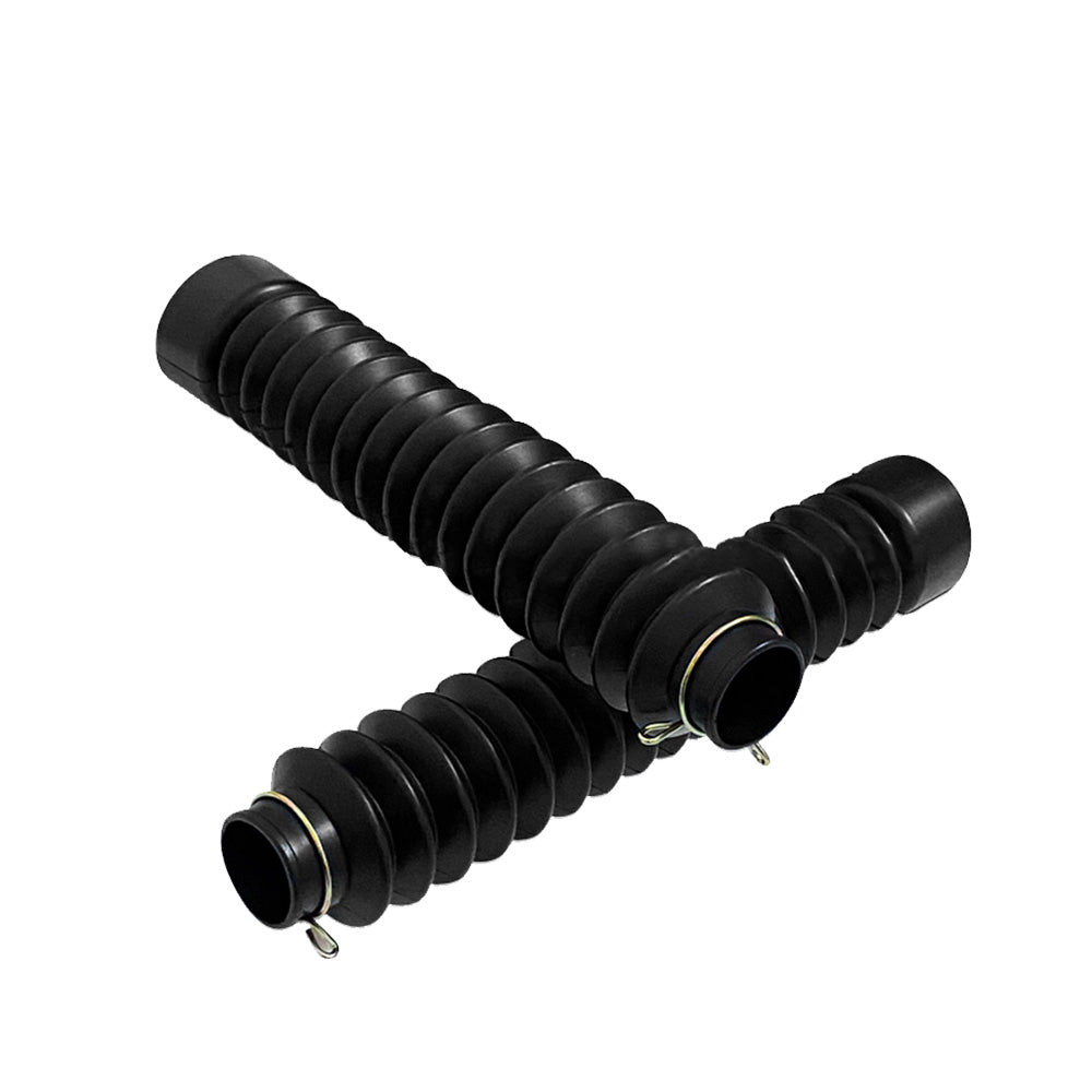 Motorcycle Rubber Front Fork Dust Gaiters Boot Shock Absorber Cover Black Suitable For Motorbike
