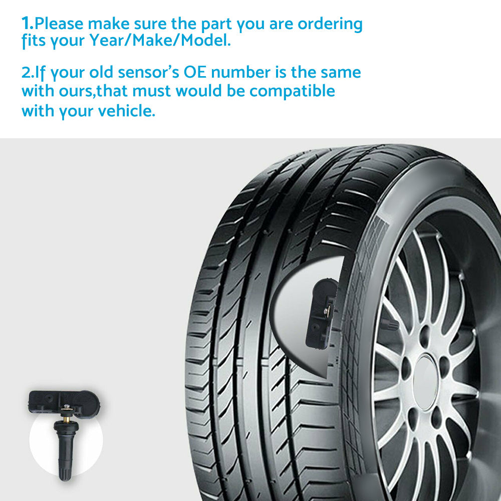 4x Tire Pressure Sensors Suitable For Jeep Grand Cherokee / Wrangler 56029398AA