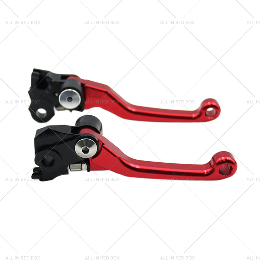 {{ Pair Pivot Brake Clutch Lever Red Suitable For Honda CRF250R CRF450R 2007-2012 }} - Buy Car Parts Online at {{ Kaka Auto Parts }}.