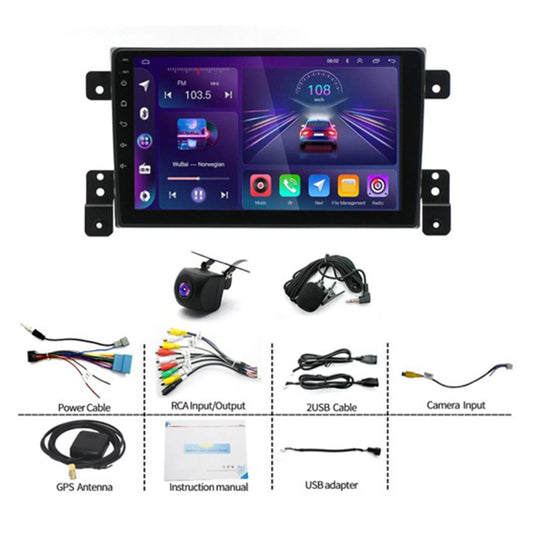 Head Unit Wireless CarPlay Android Auto Suitable for 05-15 Suzuki Grand Vitara