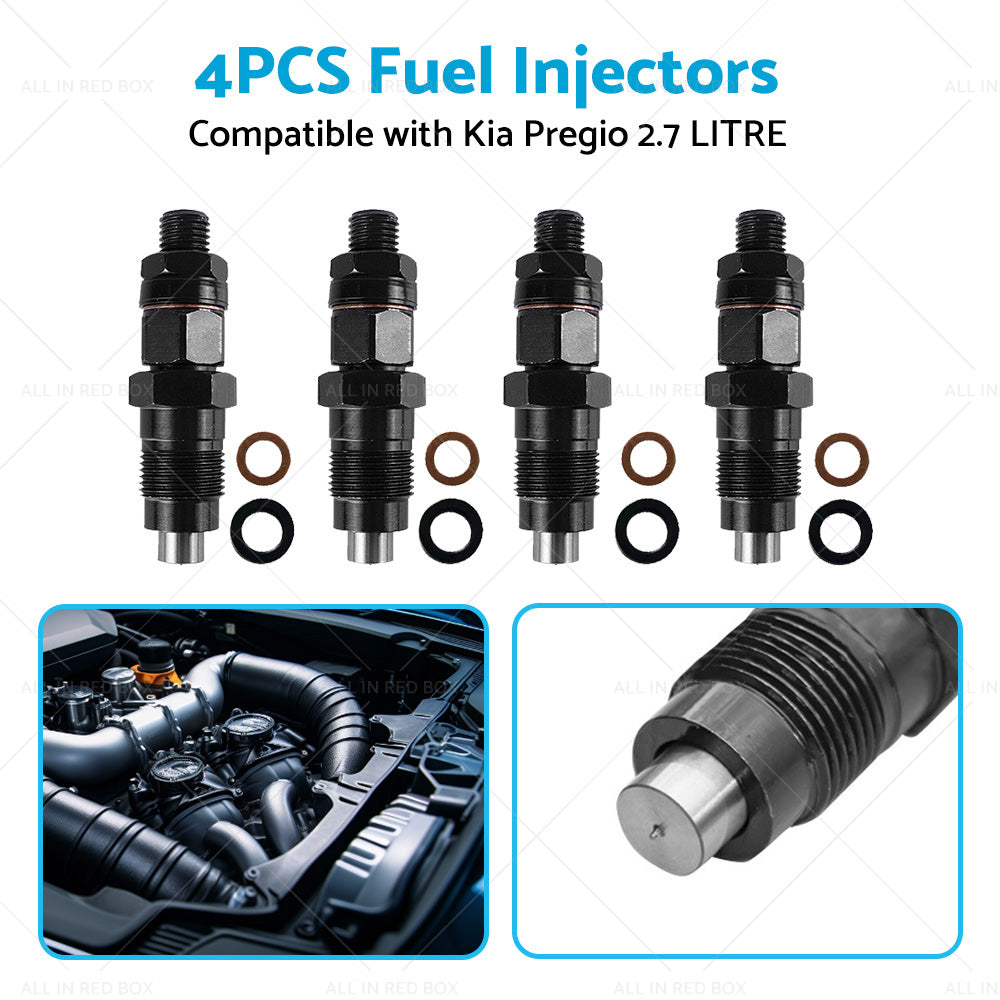 {{ 4PCS Diesel Fuel Injectors Suitable For Kia Pregio 2. 7L 105078-0140 }} - Buy Car Parts Online at {{ Kaka Auto Parts }}.