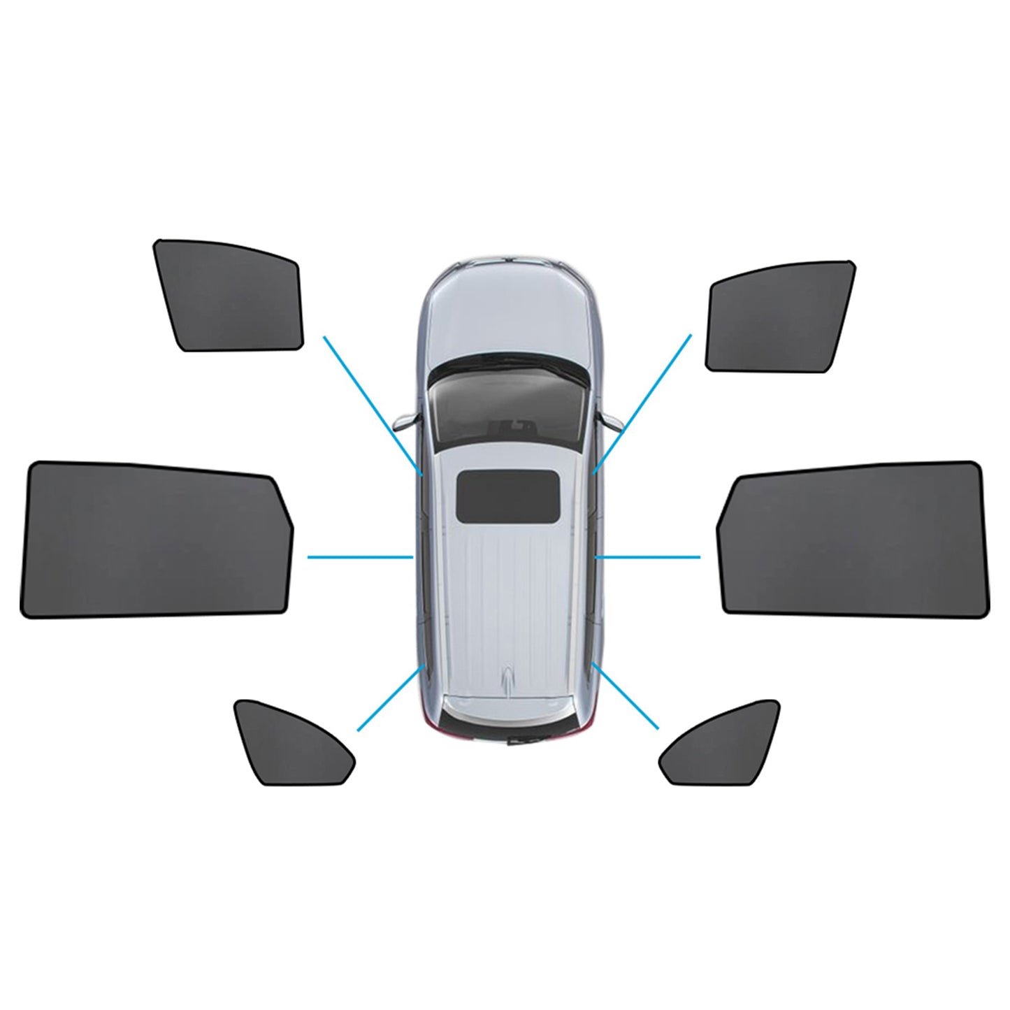 {{ Car Magnetic Mesh Sun Blind Shade Suitable for Suitable for Holden Captiva 06-17 }} - Buy Car Parts Online at {{ Kaka Auto Parts }}.