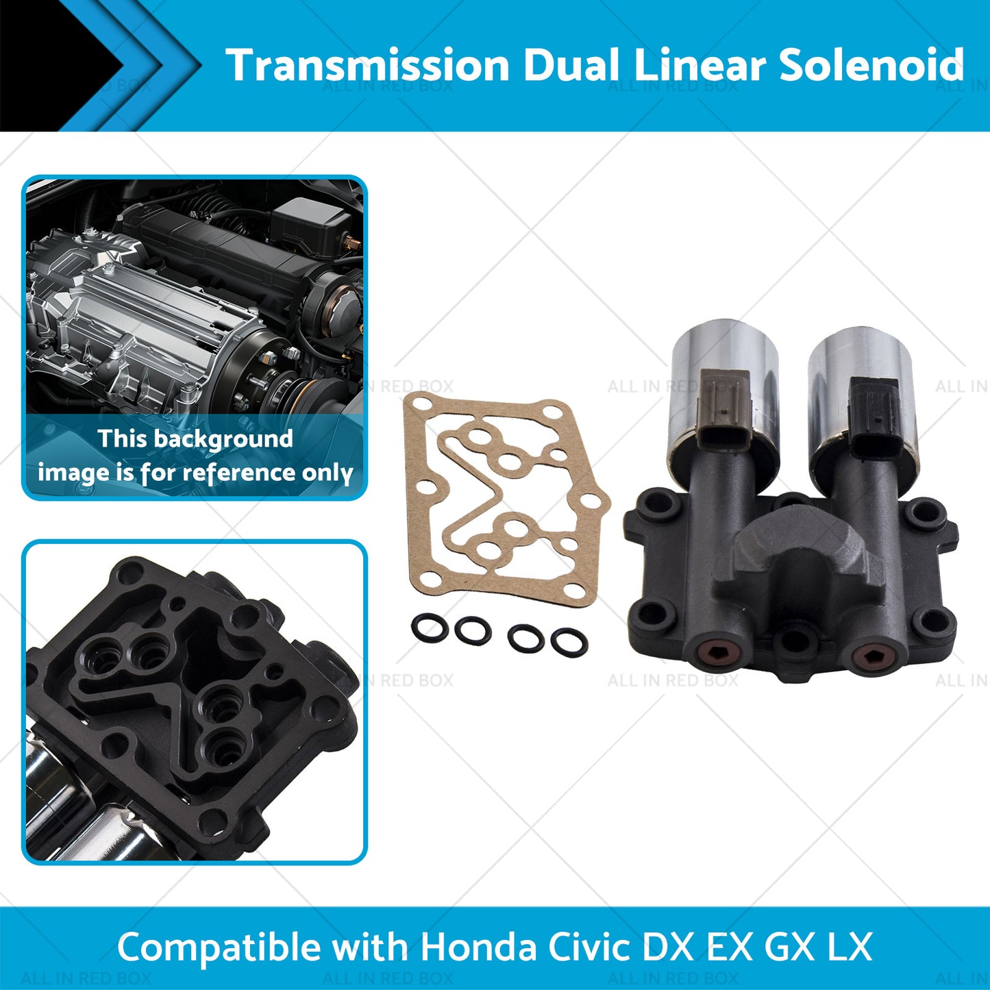 {{ Transmission Dual Linear Solenoid Suitable for Honda Civic DX EX GX LX 2006-2011 }} - Buy Car Parts Online at {{ Kaka Auto Parts }}.