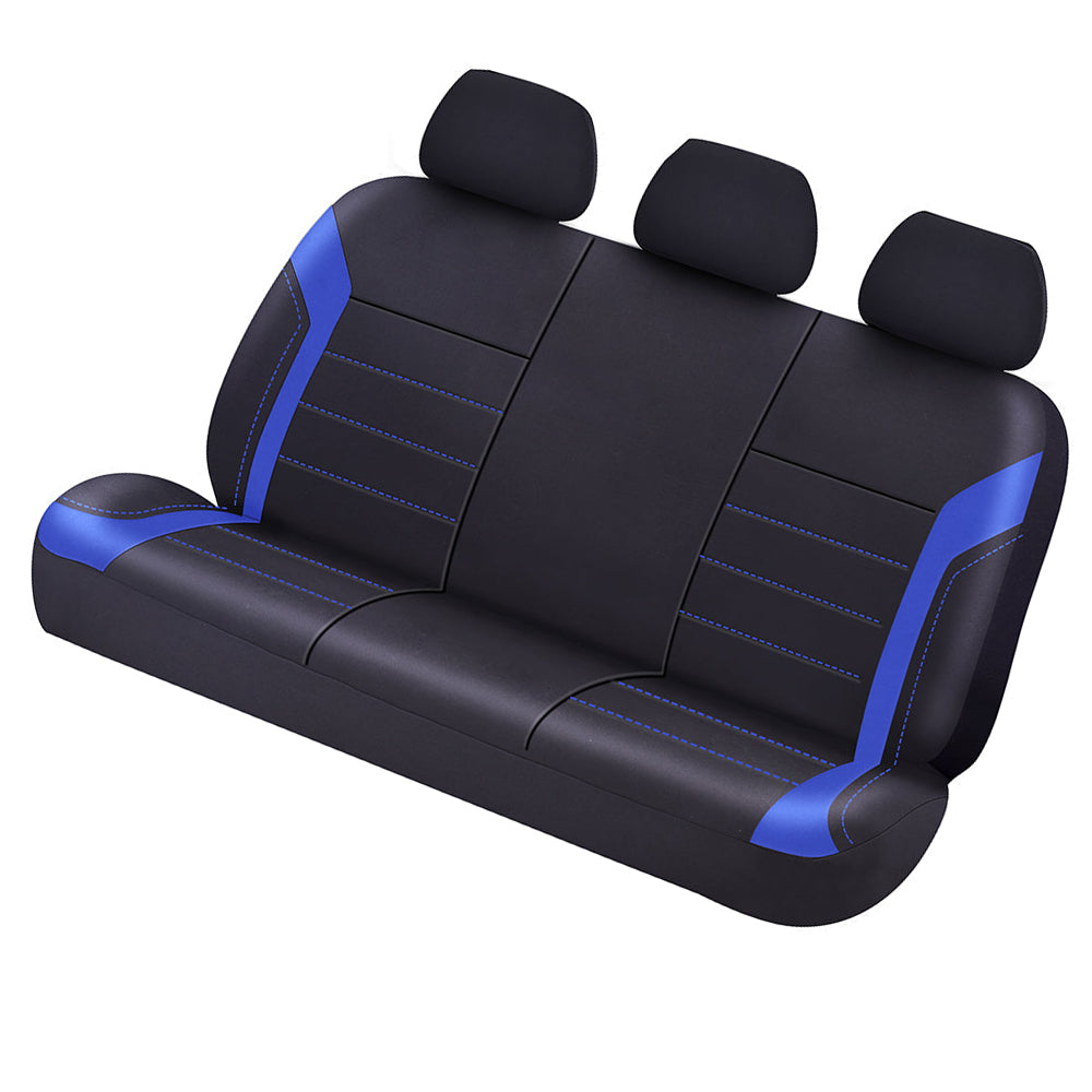 {{ Universal Rear Seat Covers 06/08H Neoprene Black Blue Suitable for Cars & Utes }} - Buy Car Parts Online at {{ Kaka Auto Parts }}.