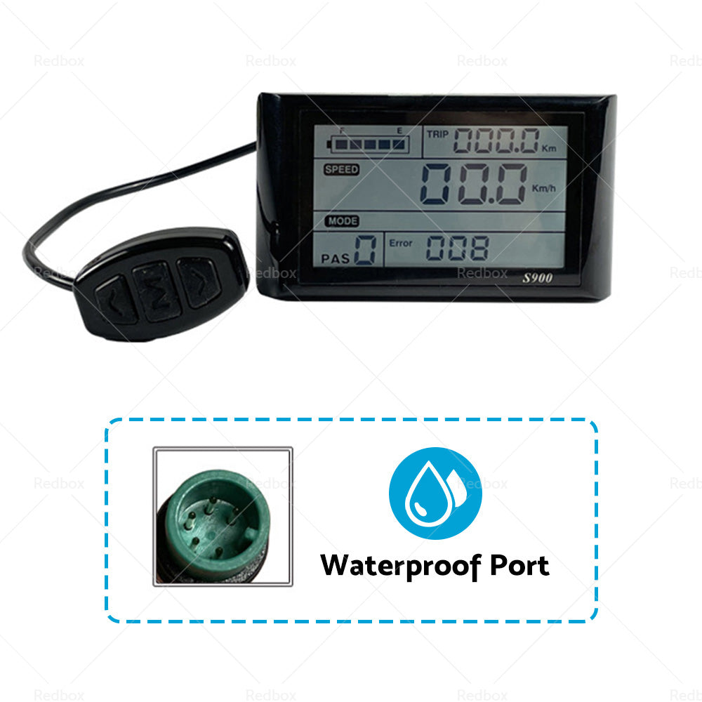{{ Ebike S900 LCD Displays Control Electric Bicycle Speed Meter Speedometer }} - Buy Car Parts Online at {{ Kaka Auto Parts }}.