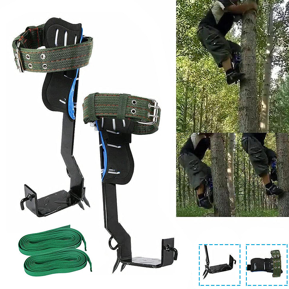 2-Gear Adjustable Safety Tree Climbing Spike Set Suitable For Hunting & Survival Climbing Tools