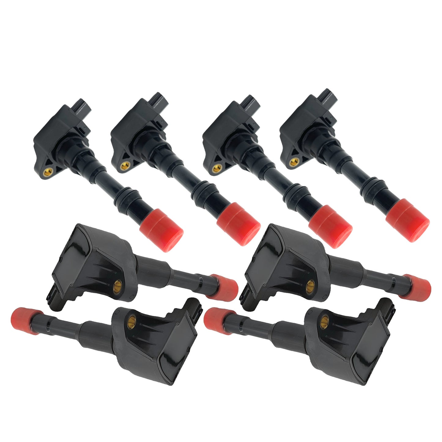 8Pcs Ignition Coils 3 Pins Suitable For Honda Jazz GD GE2 GE3 Civic ES ET 1.3L