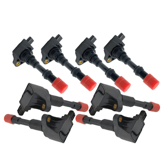 8Pcs Ignition Coils 3 Pins Suitable For Honda Jazz GD GE2 GE3 Civic ES ET 1.3L
