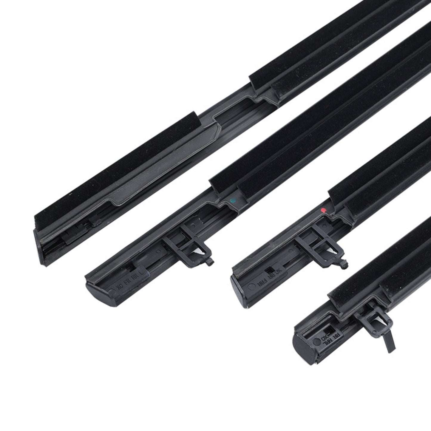 4x Window Door Belt Weather Strips Suitable For Honda Civic 2006-2011