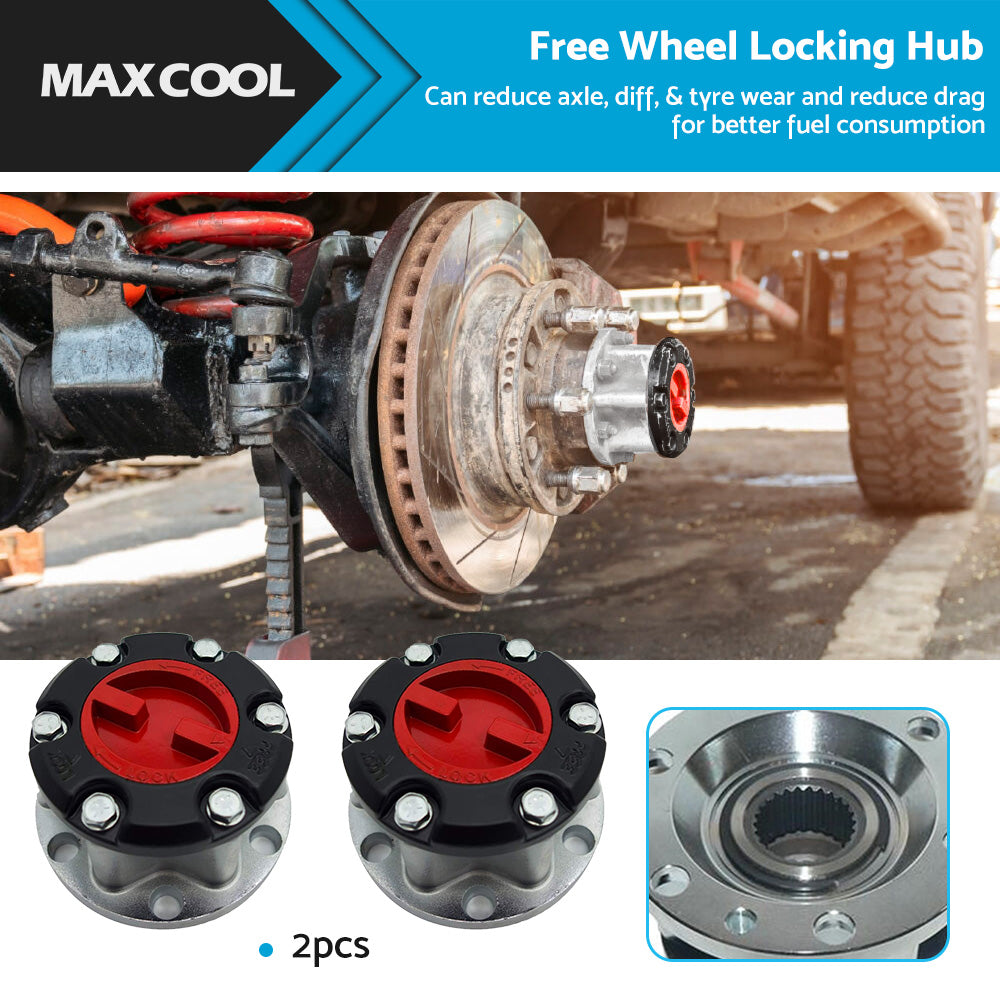 {{ Free Wheel Locking Hub Set Suitable For  Hilux RZN169 RZN174 VZN167 VZN172 97-05 }} - Buy Car Parts Online at {{ Kaka Auto Parts }}.