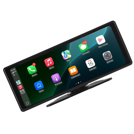 10inch Car Stereo Touchscreen With CarPlay Android Auto + DVR Front Rear Camera