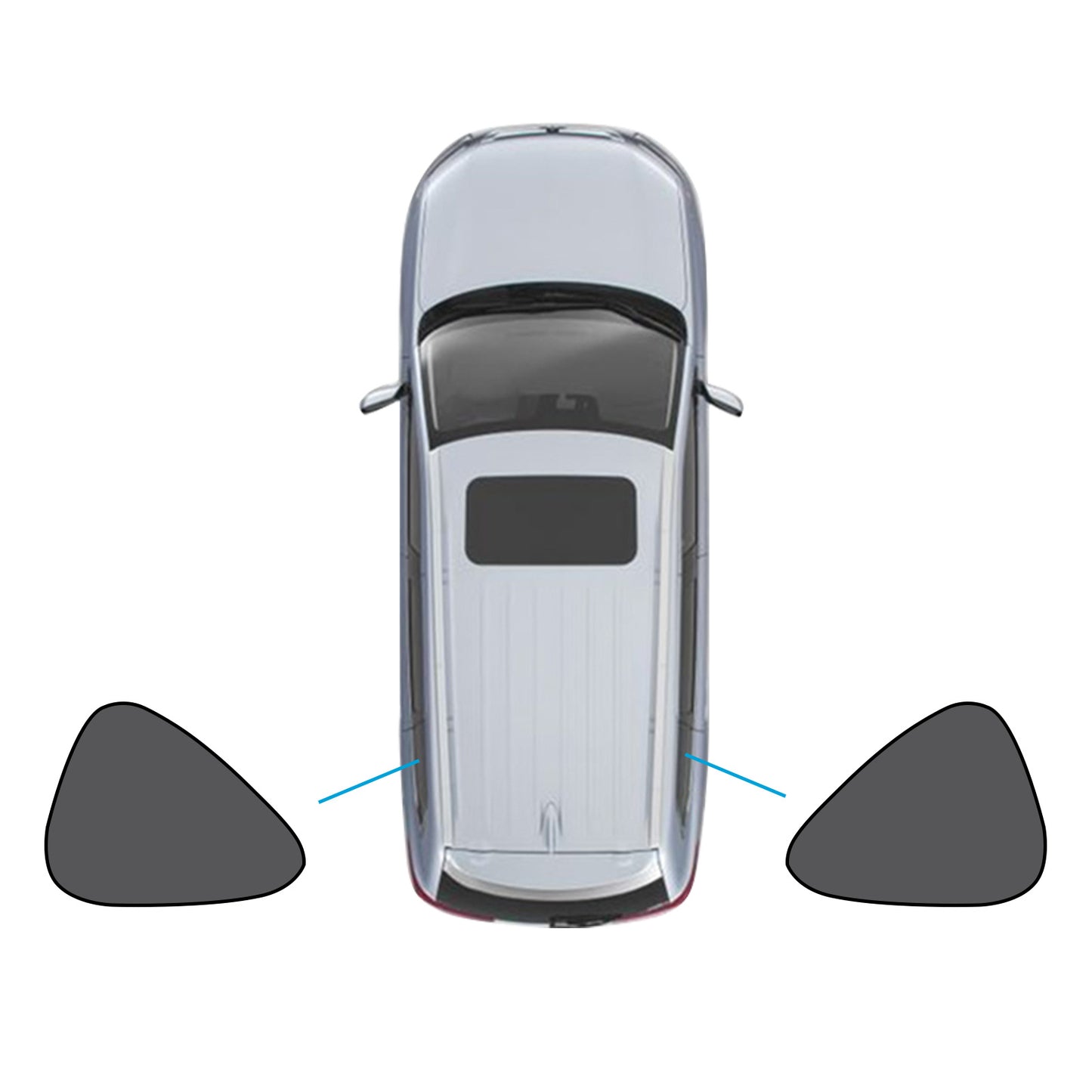 {{ 2x Car Window Shades Suitable for Mazda CX5 1st Gen KE 12-17 UVA Protection }} - Buy Car Parts Online at {{ Kaka Auto Parts }}.