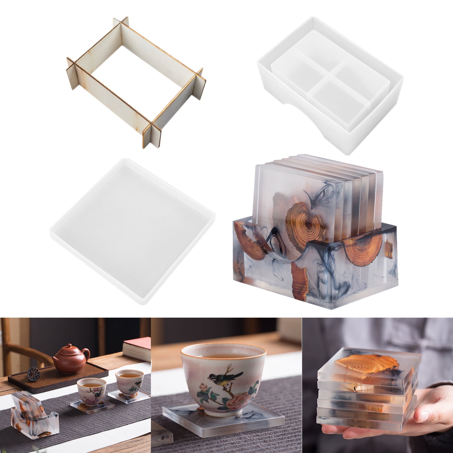 Snowflake Silicone Pendant Mold Making Jewelry Resin Necklace Mould Craft DIY 3D