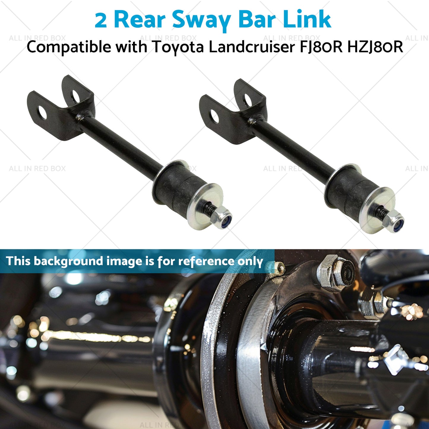 {{ 2 Rear Sway Bar LinkBush Kit Suitable for 92-19 Toyota Landcruiser FJ80R HZJ80R }} - Buy Car Parts Online at {{ Kaka Auto Parts }}.
