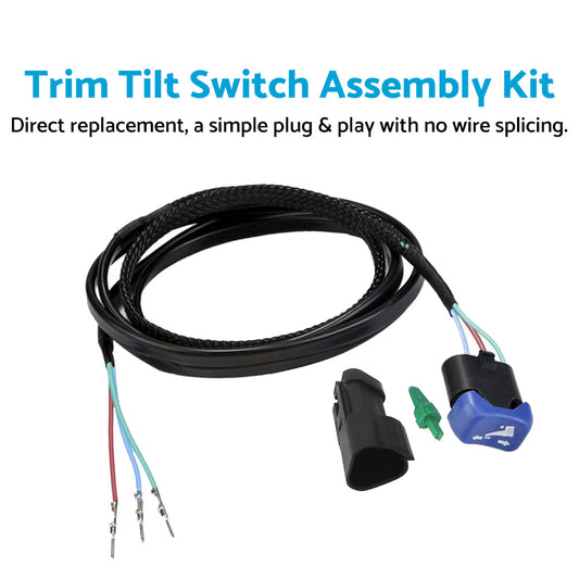 Trim Tilt Switch Assembly Kit Suitable For Johnson Evinrude Outboard 5006358