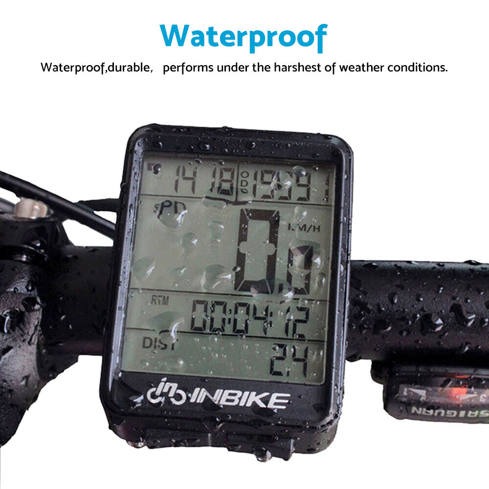 Wireless Cycling Bike LCD Speedometer Computer Odometer Suitable For Bicycle Waterproof