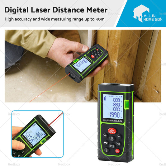 {{ 40m Handheld Digital Laser Distance Meter Finder Measure Tape Range Finder Tools }} - Buy Car Parts Online at {{ Kaka Auto Parts }}.