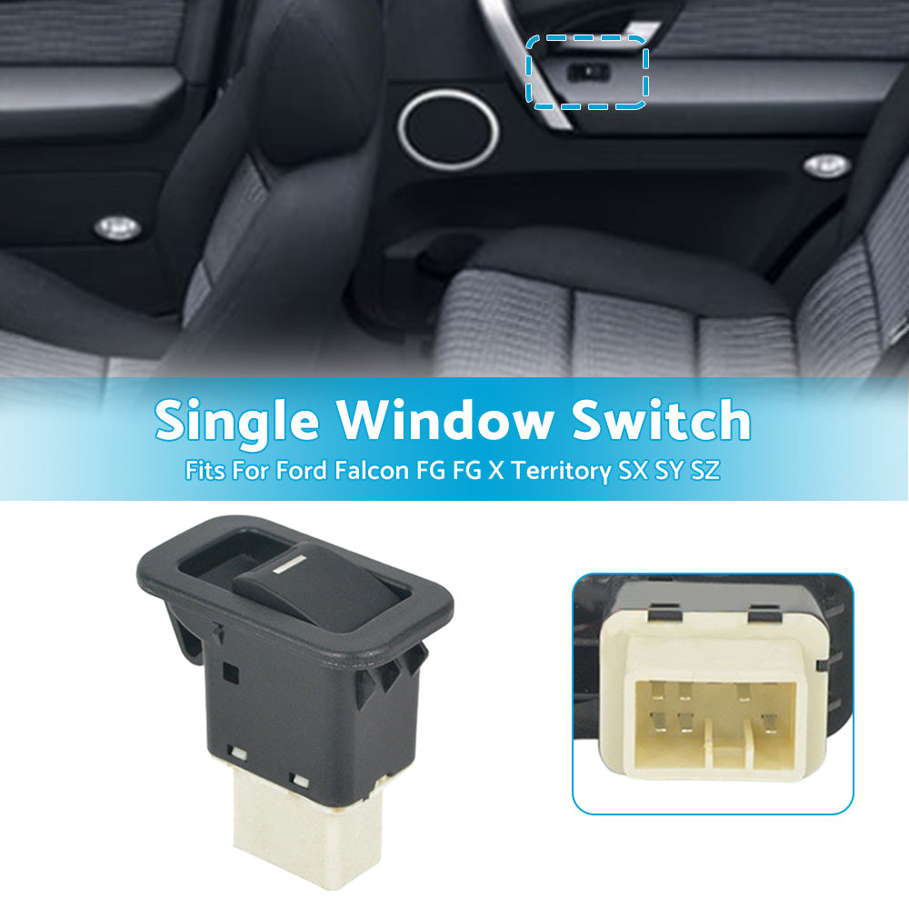 {{ Single Power Window Switch Suitable for Ford Falcon FG Territory SX SY 6 Pins }} - Buy Car Parts Online at {{ Kaka Auto Parts }}.