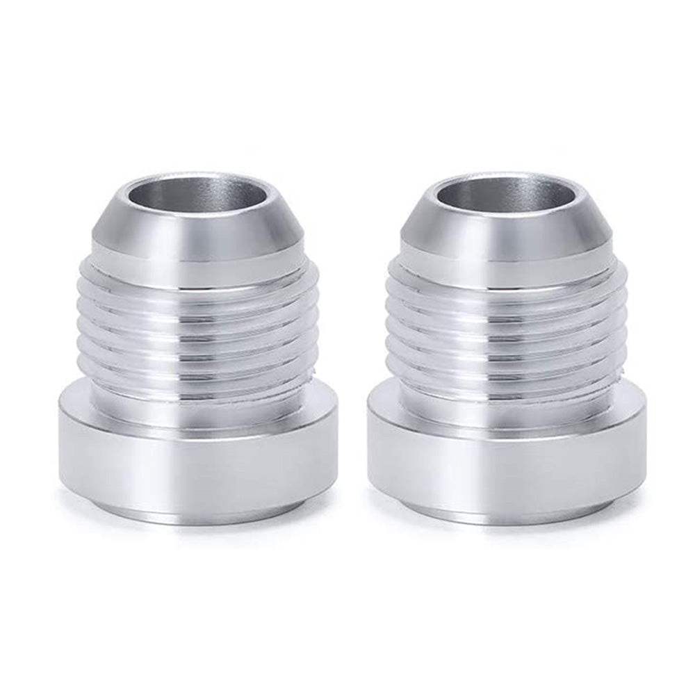 {{ AN10 Male Aluminium weld on JIC bungs x 2 fitting -10AN JXSS032-10-A }} - Buy Car Parts Online at {{ Kaka Auto Parts }}.