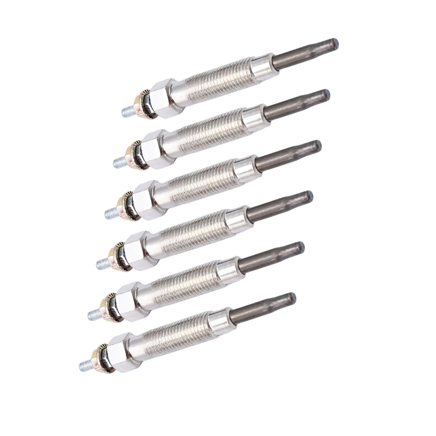 6x Glow Plugs Suitable For Nissan Patrol GU Y61 1997-2000 RD28Ti 2.8L Turbo Diesel 6Cyl