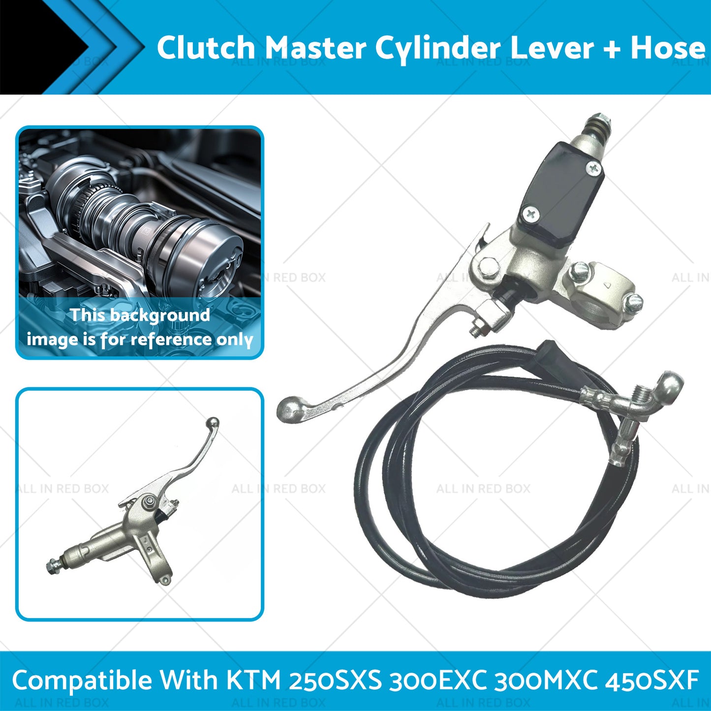 {{ Clutch Master Cylinder Lever + Hose Suitable For KTM 250SXS 300EXC 300MXC 450SXF }} - Buy Car Parts Online at {{ Kaka Auto Parts }}.