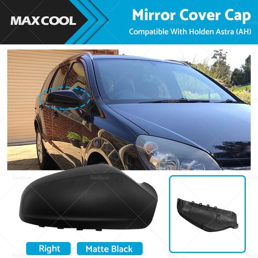 {{ Right Side Matte Black Mirror Cover Cap Suitable For Holden Astra  AH  2005-2009 }} - Buy Car Parts Online at {{ Kaka Auto Parts }}.