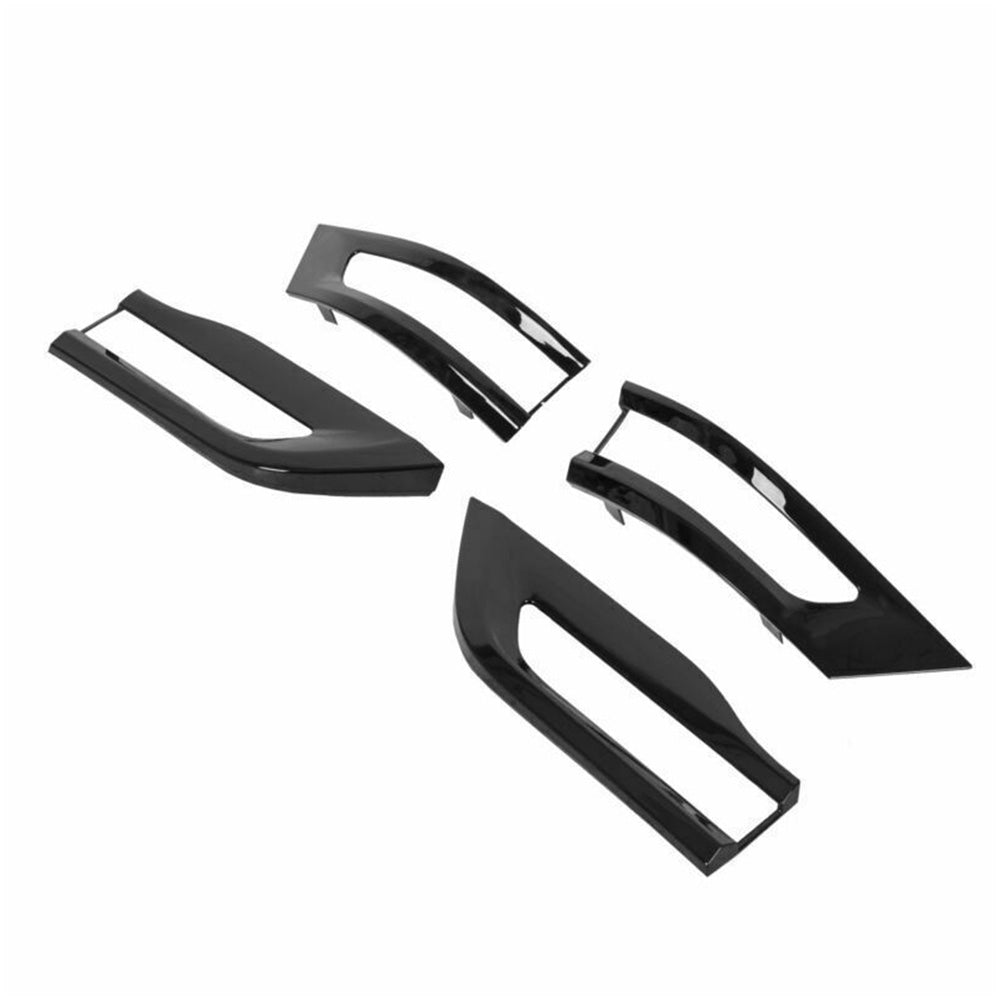 4x Gloss Tail Light Cover Trim Bezel Suitable For Jeep Grand Cherokee 2014-2020
