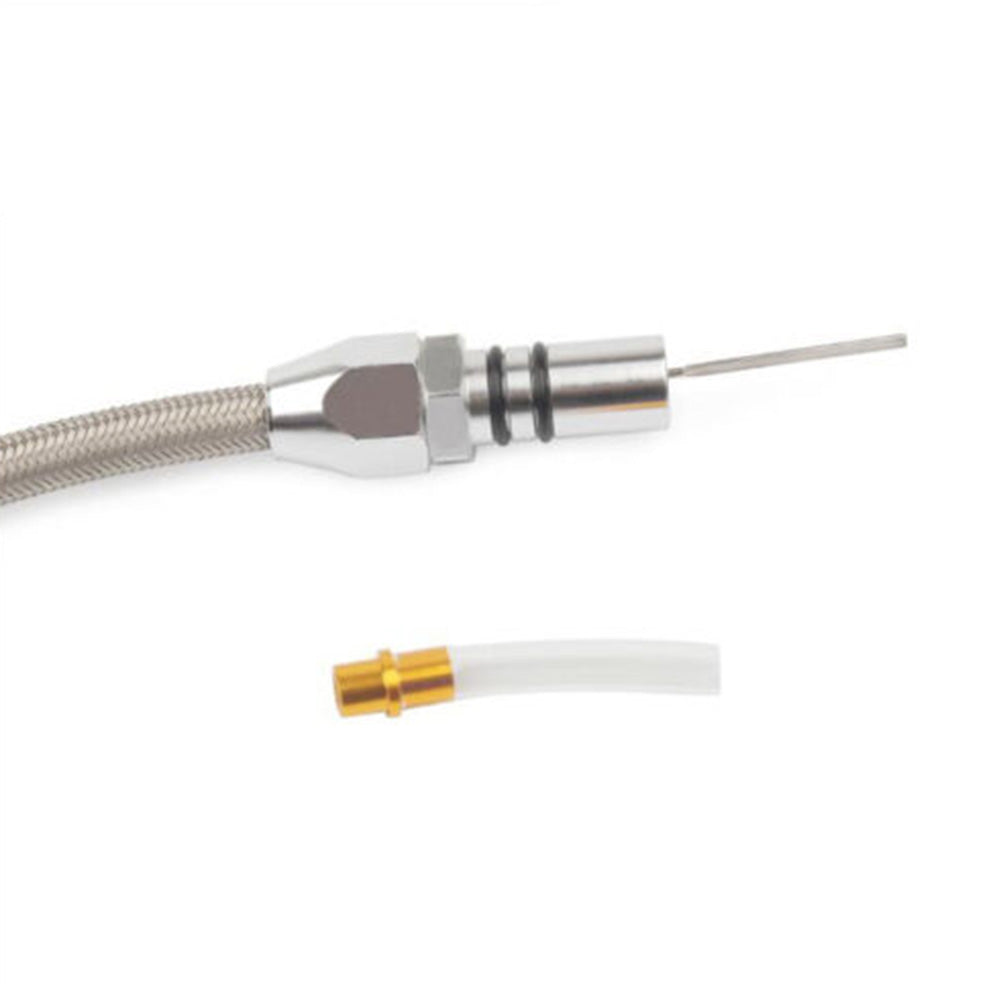 1x Transmission Dipstick Stainless Flexible Suitable For GM Chevy 4L80E Firewall Mount