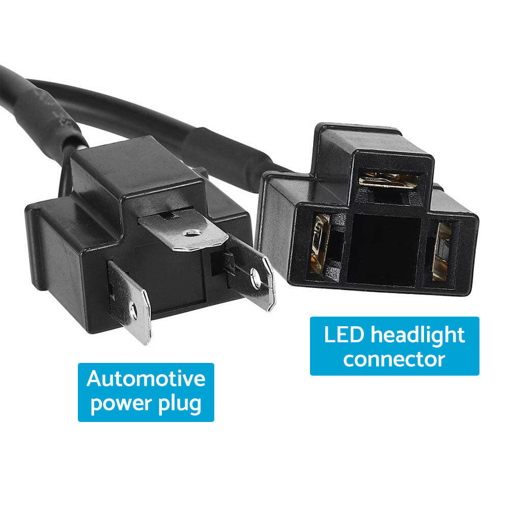 2x H4 LED Headlight Canbus Error Free Anti-Flicker Resistor Canceller Decoder ST