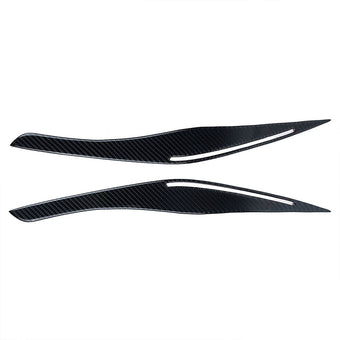 compare product Carbon Fiber Headlight Eyebrow/Eyelids Cover Trim Suitable For BMW E90/E91 328i & 335i