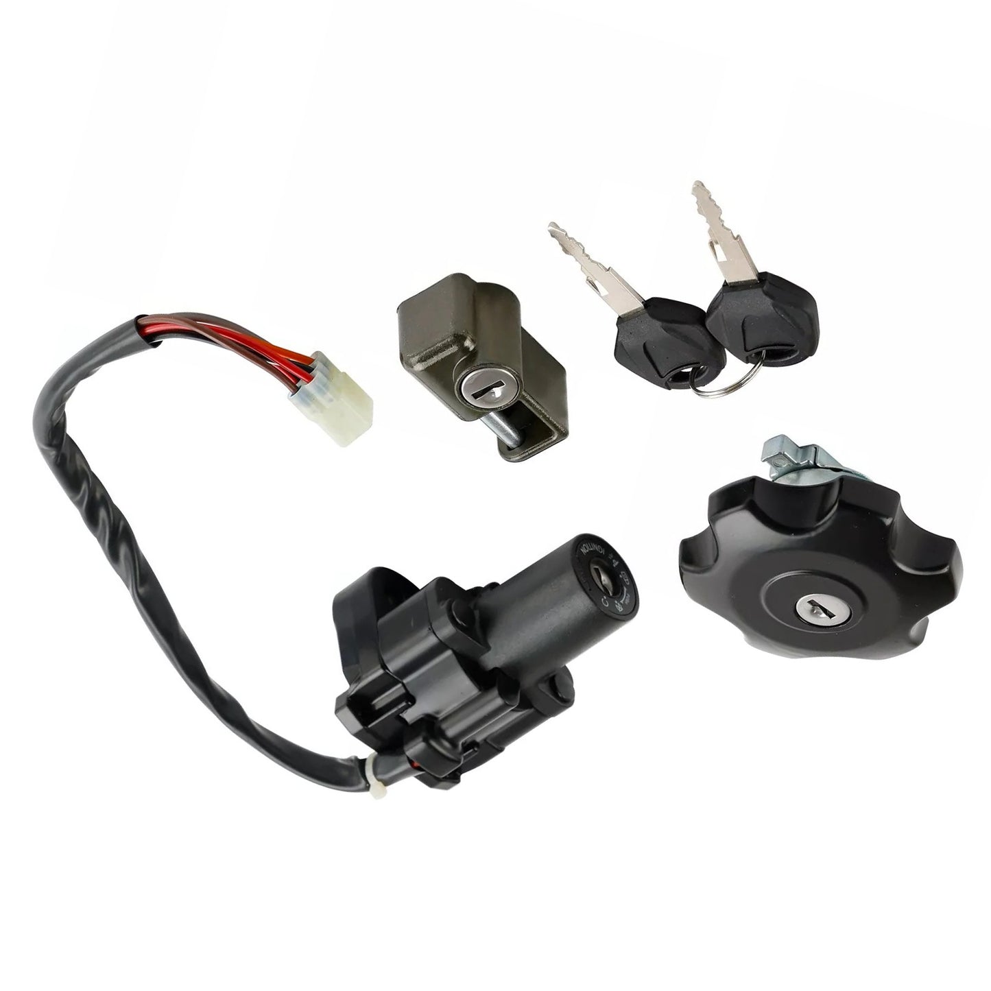 {{ Ignition & Fuel Cap Seat Lock Set Suitable for Suzuki DR650 DR650SE 1996–2022 }} - Buy Car Parts Online at {{ Kaka Auto Parts }}.