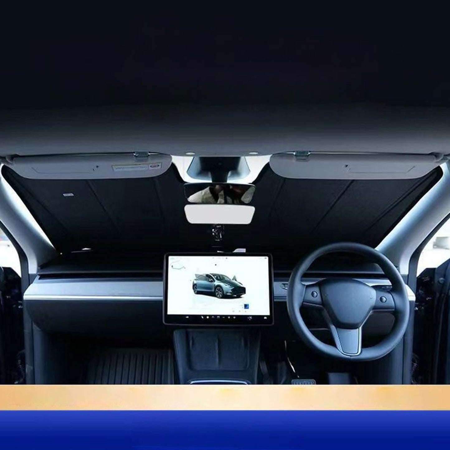 1x Front Windscreen Sunshade Suitable For Mitsubishi Outlander 4th Gen GN 21-