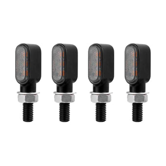 compare product 4x Motorcycle Indicators Turn Signal Blinkers Amber Mini LED Light Universal AU