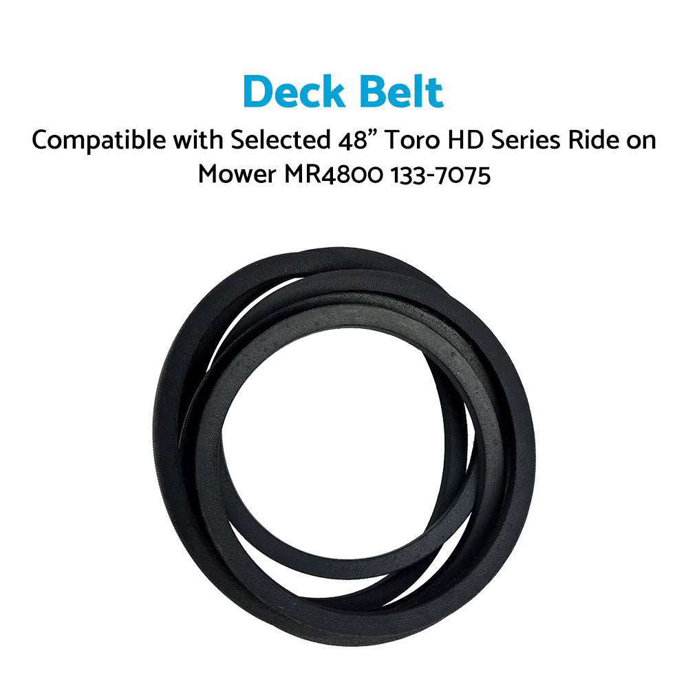 {{ Deck Belt Suitable For Selected 48 inch Toro HD Series Ride on Mower MR4800 133-7075 }} - Buy Car Parts Online at {{ Kaka Auto Parts }}.