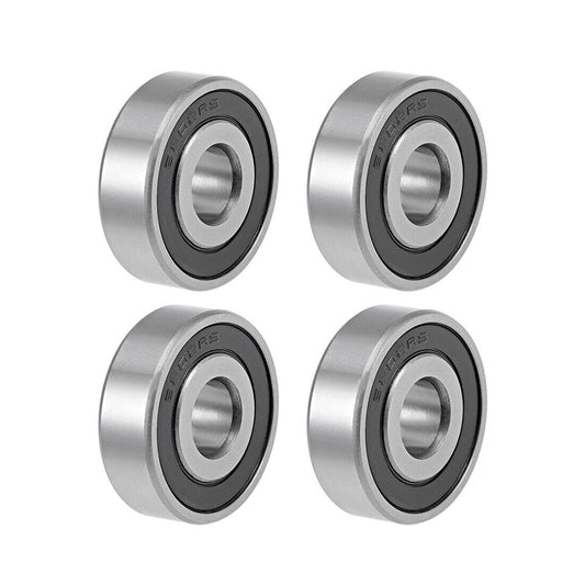 4x 6202-16-2RS Ball Bearings 16x35x11mm Double Sealed Chrome Steel Suitable For Various Applications