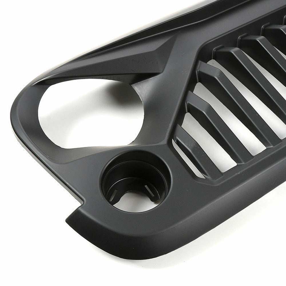 Black Front Gladiator Grille Vander Grill Suitable For Jeep Wrangler JK Unlimited 2007-2018