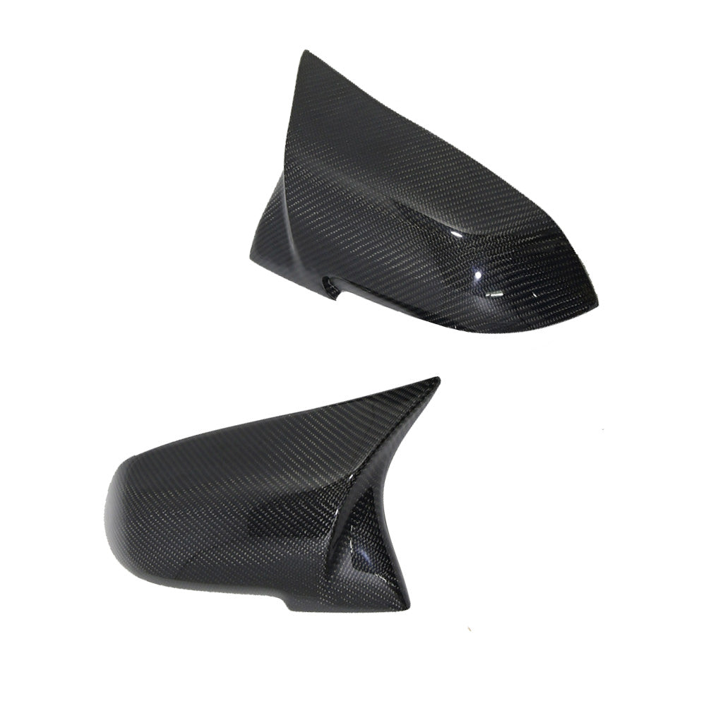 Carbon Fibre Side Mirror Cover Caps Suitable for  BMW F20 F21 F22 Series 1 2 3 4