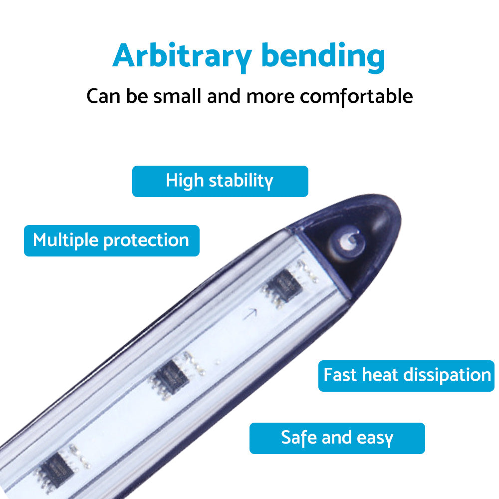 2x 15cm DRL LED Strip Lights Daytime Running Sequential Turn Signal Lamp