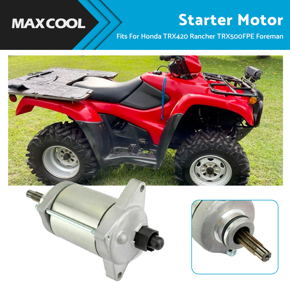 {{ STARTER MOTOR 31200-HR0-F01 Fits for Honda TRX420 FourTrax Rancher 420 TRX420FPA }} - Buy Car Parts Online at {{ Kaka Auto Parts }}.