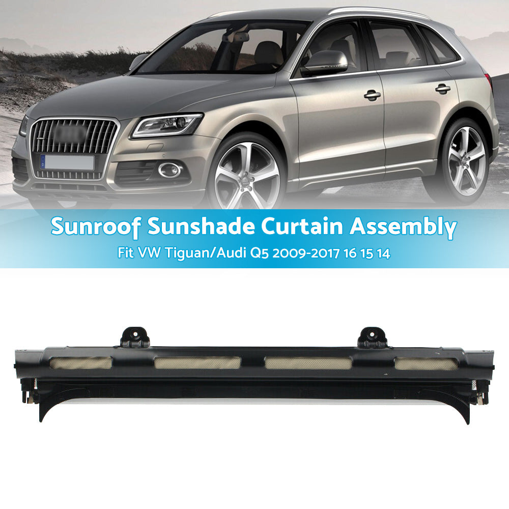 {{ Beige Sunroof Sunshade Curtain Assembly Fit VW Tiguan or Audi Q5 2009-2017 16 15 14 }} - Buy Car Parts Online at {{ Kaka Auto Parts }}.