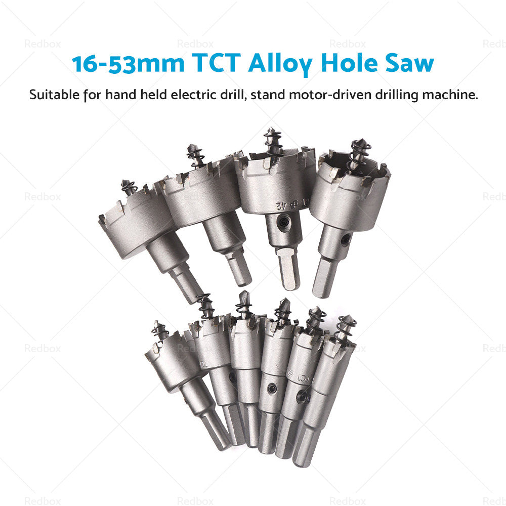 {{ TCT Carbide Tip Hole Saw Carbide Metal Drill Bit Stainless Steel Cutter 16-53mm }} - Buy Car Parts Online at {{ Kaka Auto Parts }}.