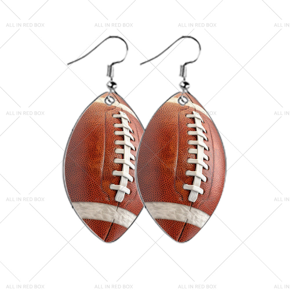 {{ 48PCS Sublimation Blank MDF Rugby Earring Double-Sided w Hook and Jump Ring DIY }} - Buy Car Parts Online at {{ Kaka Auto Parts }}.