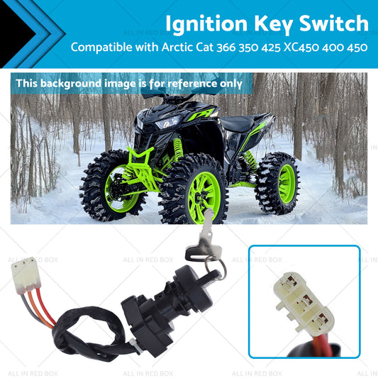 {{ Ignition Key Switch Suitable for Arctic Cat 366 350 425 XC450 400 450 3313-439 }} - Buy Car Parts Online at {{ Kaka Auto Parts }}.