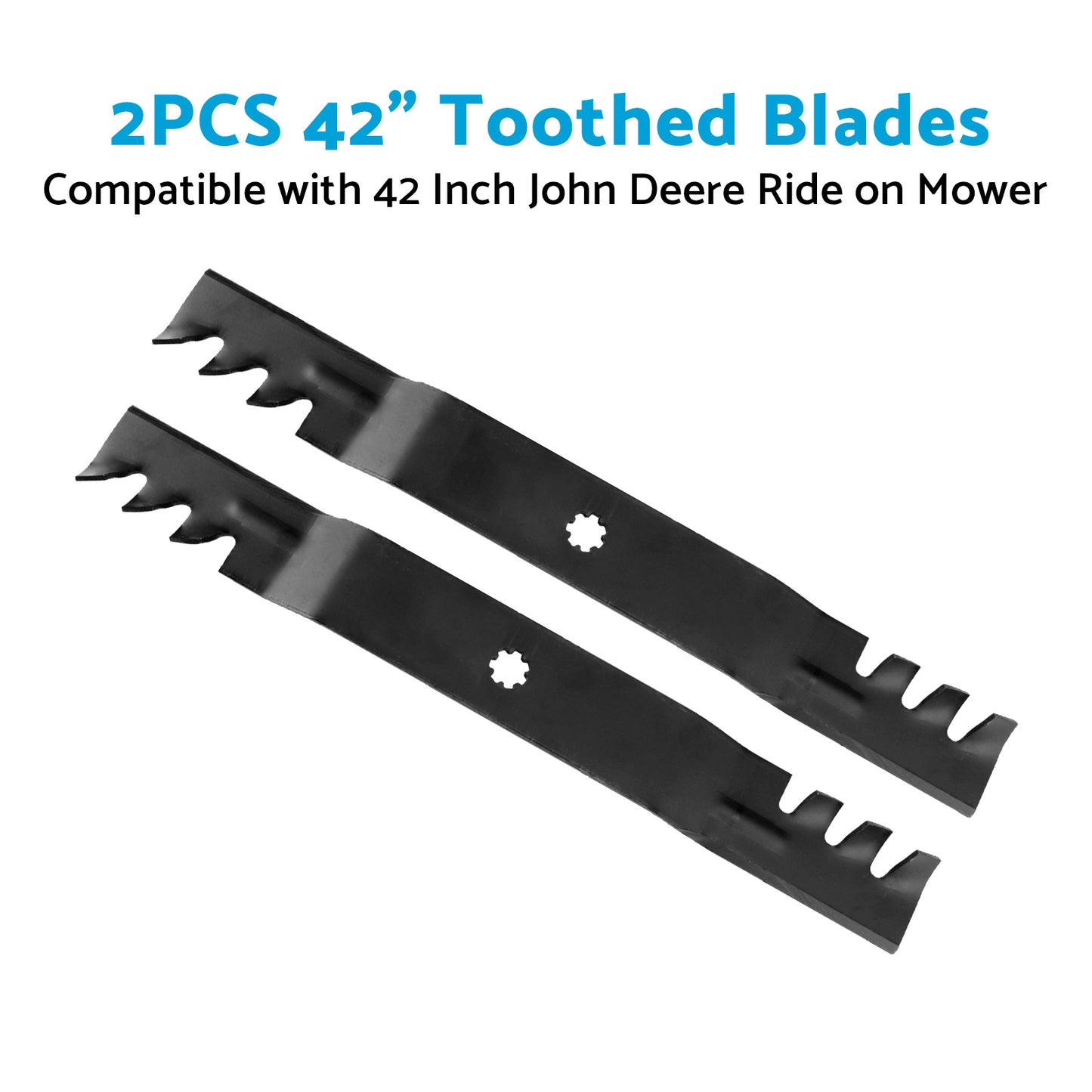 {{ 2PCS 42 inch  Toothed Blades Suitable for John Deere M154061 M154062 GX22151 }} - Buy Car Parts Online at {{ Kaka Auto Parts }}.
