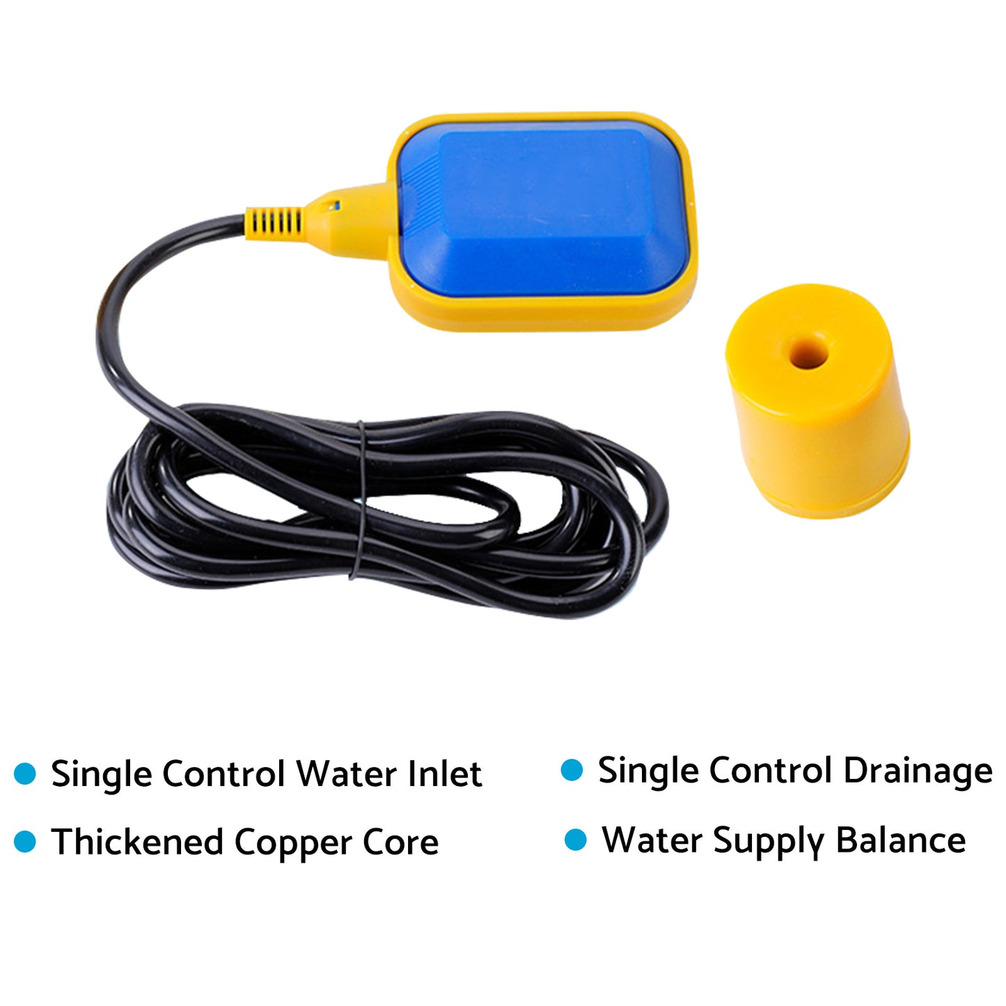 Float Switch Water Level Control Switch With 3m Cable